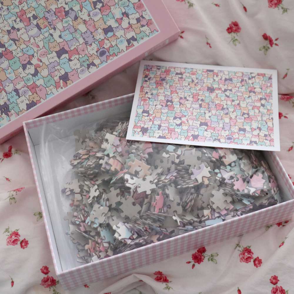creamy cat 1000 piece puzzle