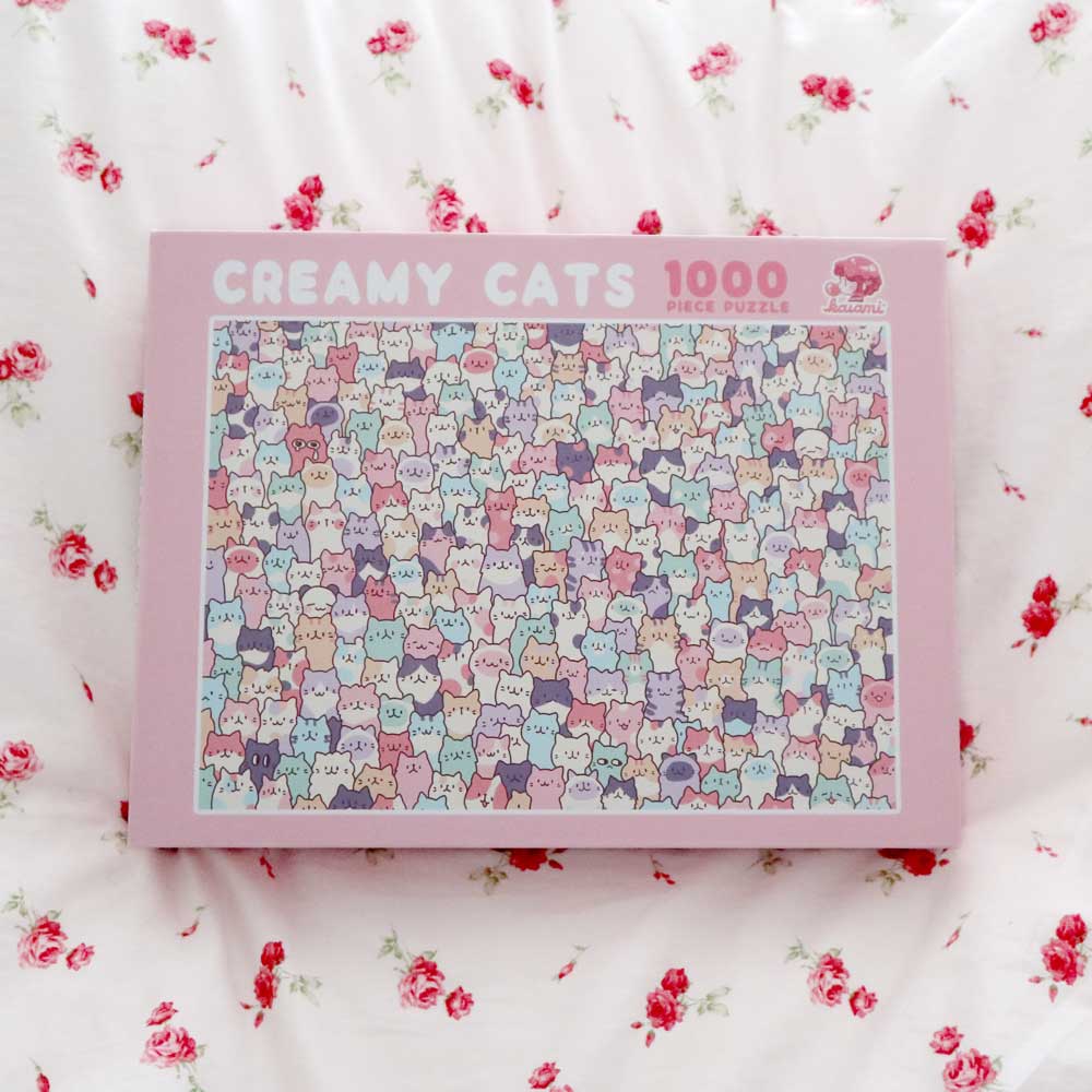 creamy cat 1000 piece puzzle