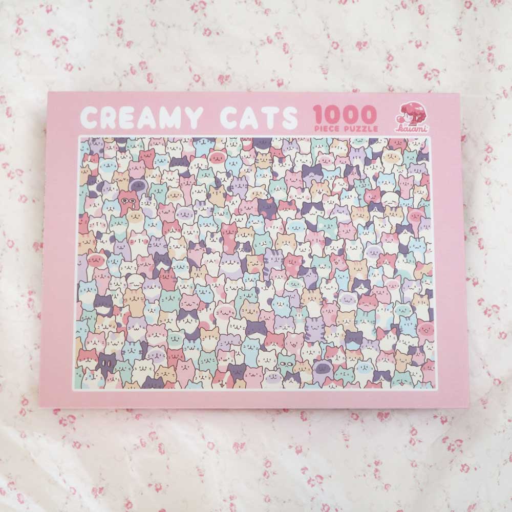 creamy cat 1000 piece puzzle