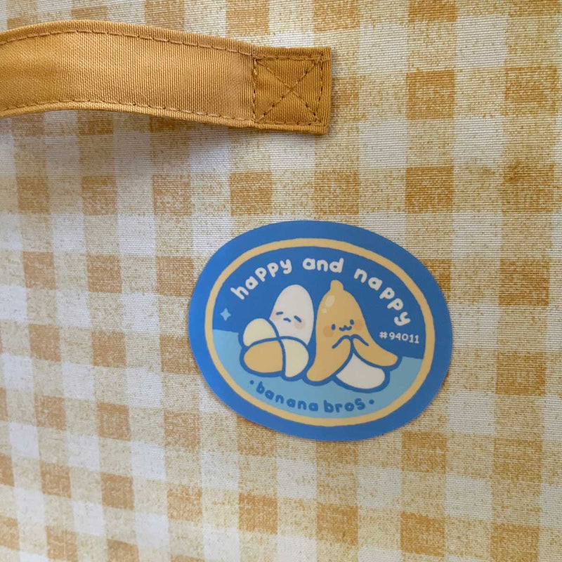 banana bros vinyl sticker