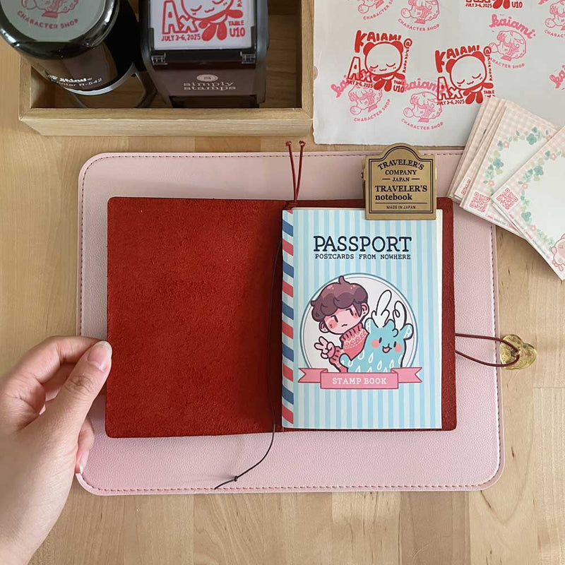 postcards from nowhere stamp book