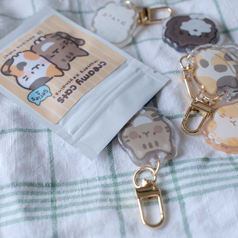 PREORDER creamy cats mystery keychain