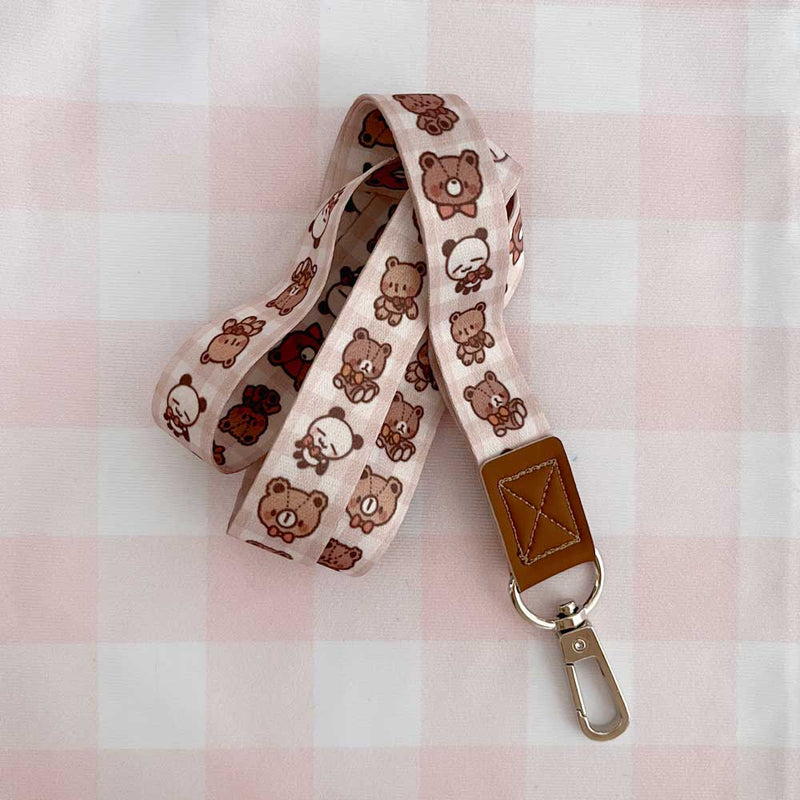 teddy bear connor lanyard