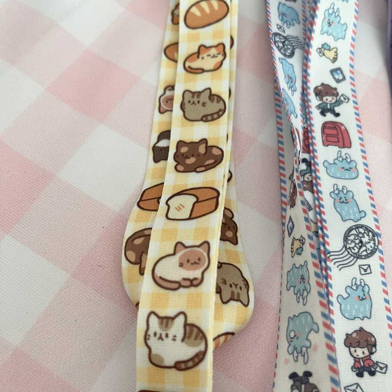 cat loaf lanyard