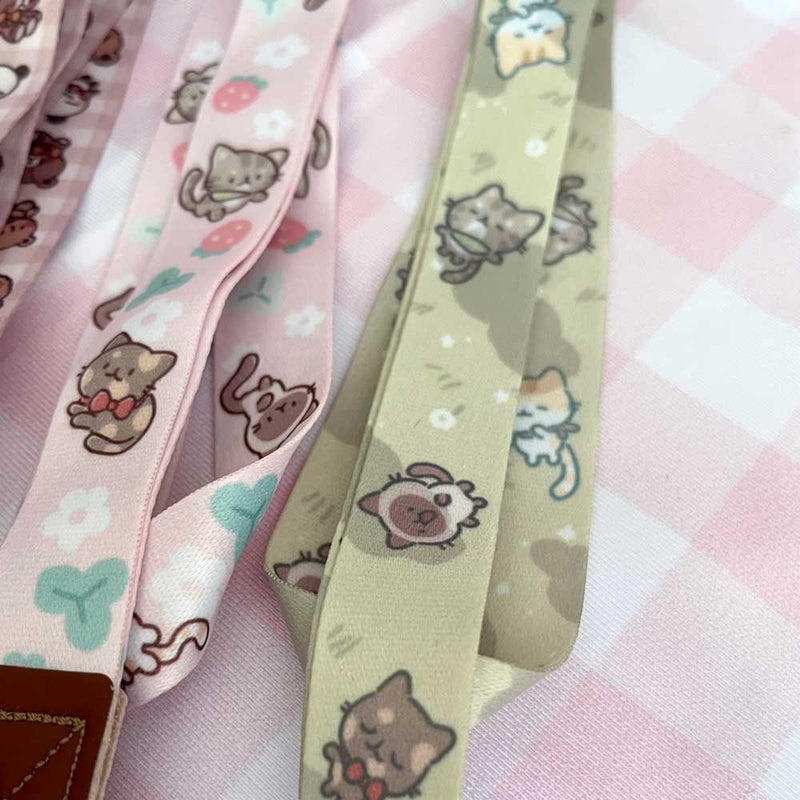 cloudwatching cats lanyard