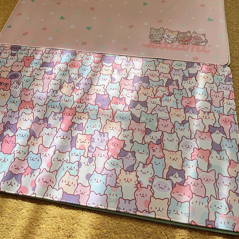 PREORDER creamy cats desk mat