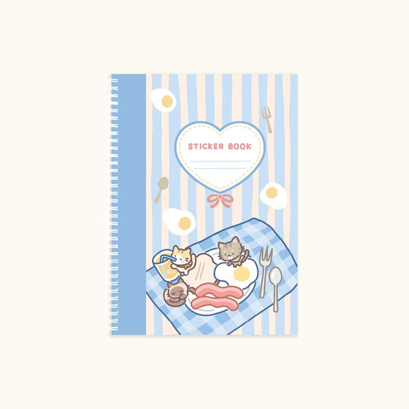 breakfast cats sticker book