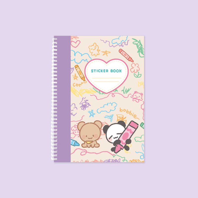 connor doodle sticker book