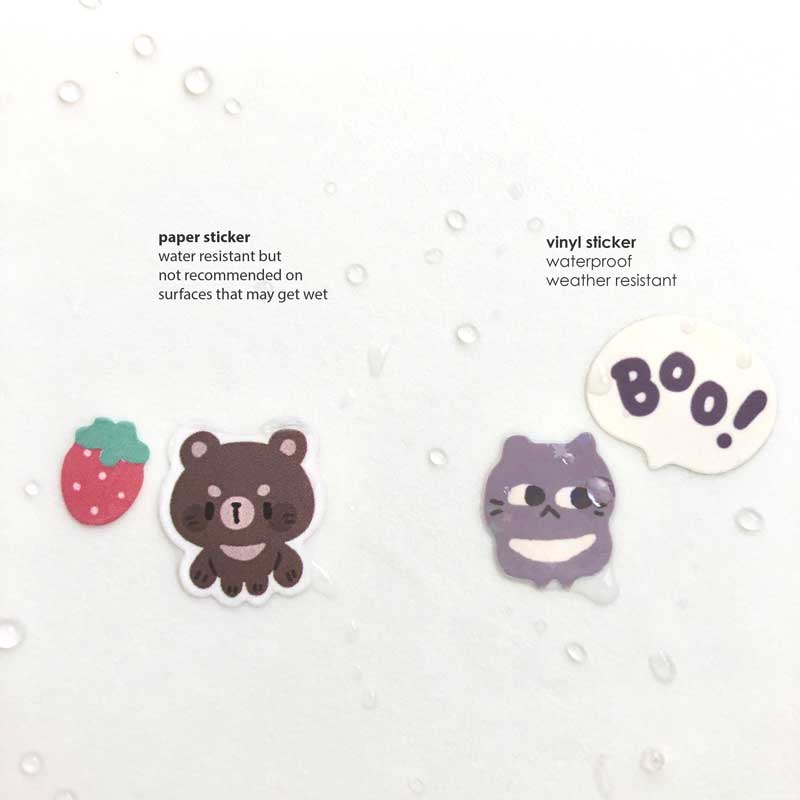 ghost friends vinyl sticker sheet