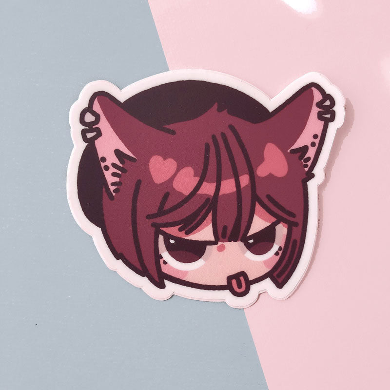 marasca face vinyl sticker