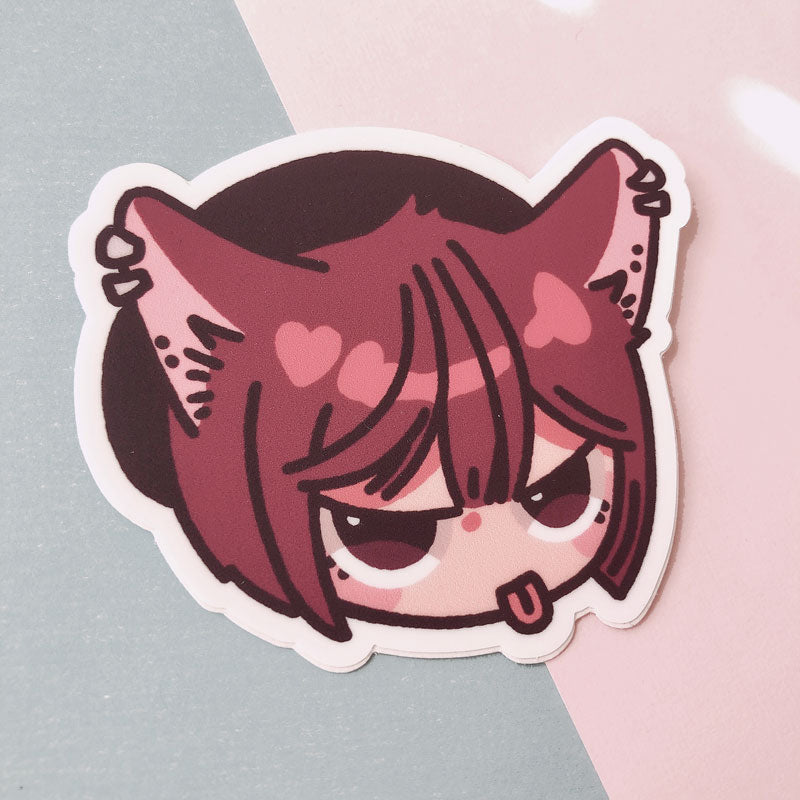 marasca face vinyl sticker