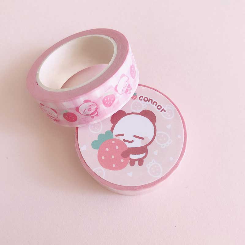 strawberry connor 15mm washi tape