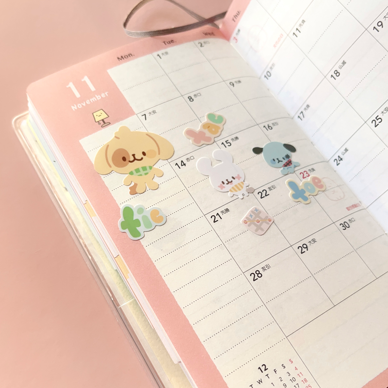 tictactoe vinyl sticker sheet