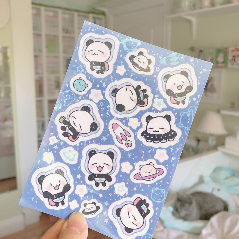 space connor sticker sheet