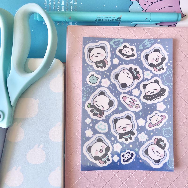 space connor sticker sheet