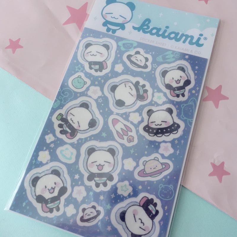 space connor sticker sheet