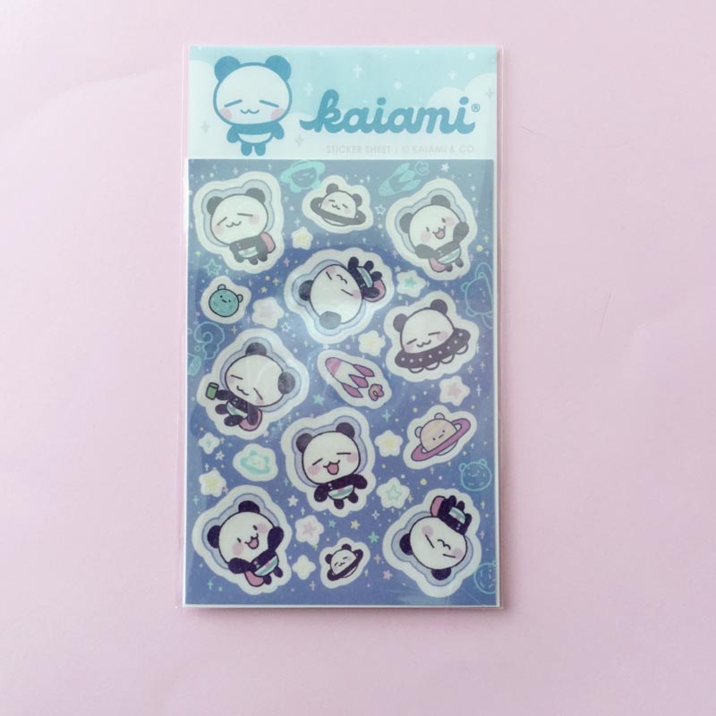 space connor sticker sheet