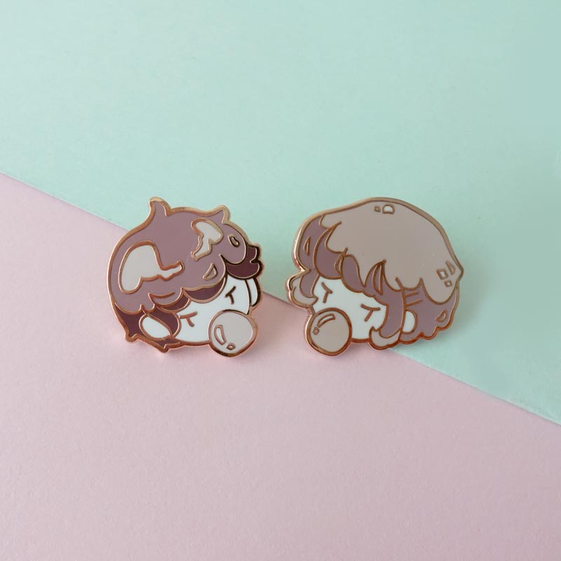 bubblegum duo pin set