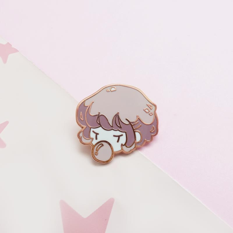 bubblegum kaia enamel pin