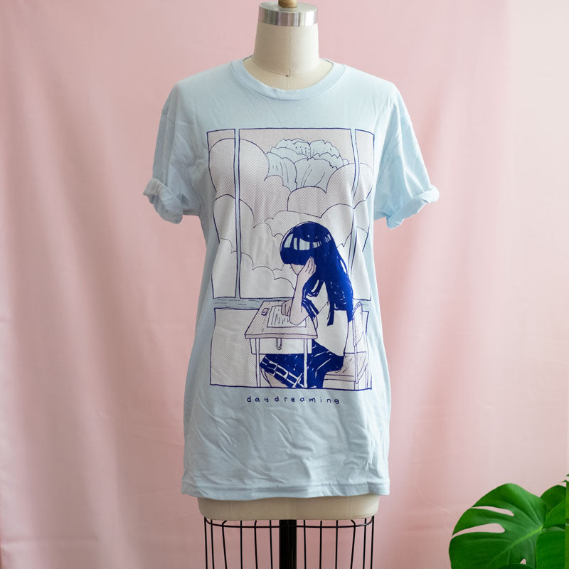 pastel blue daydreaming shirt