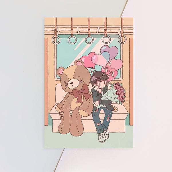 train ride mini print