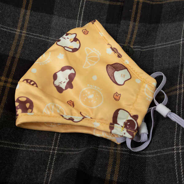 cat loaf printed face mask