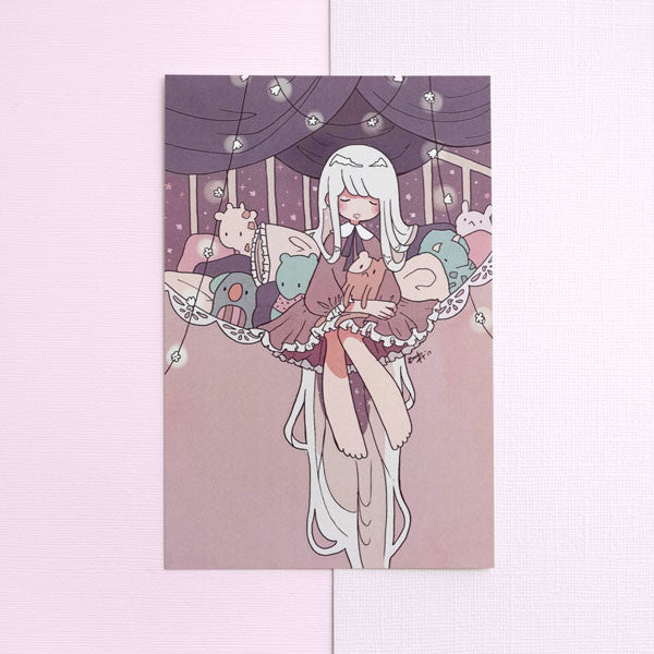 sleepy friends mini print
