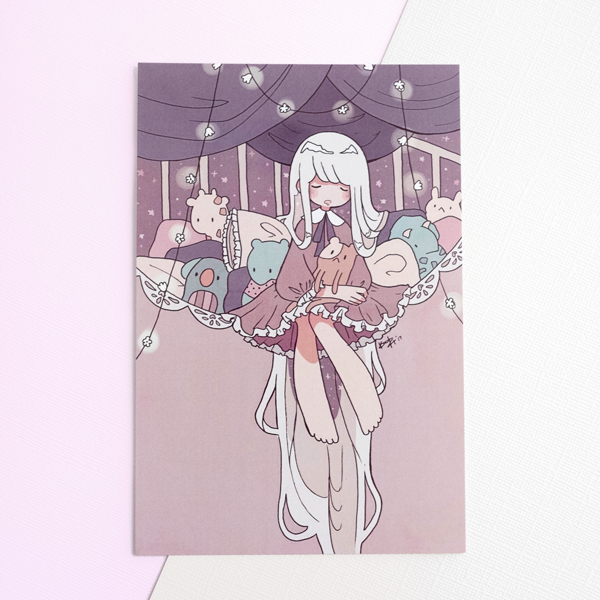 sleepy friends mini print