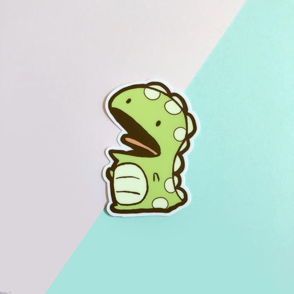 gordy the dinosaur vinyl sticker