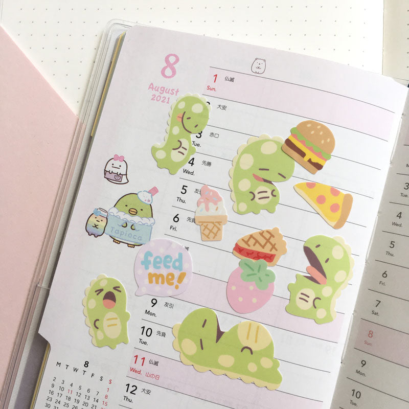 gordy the dinosaur sticker sheet