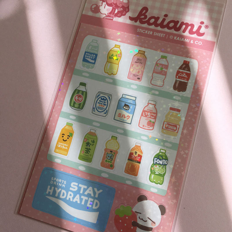 vending machine sticker sheet