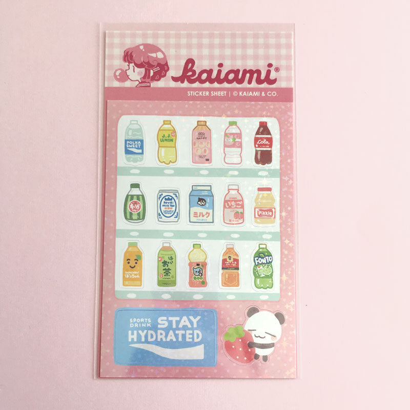 vending machine sticker sheet