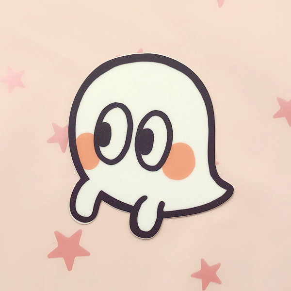 side eye ghost vinyl sticker