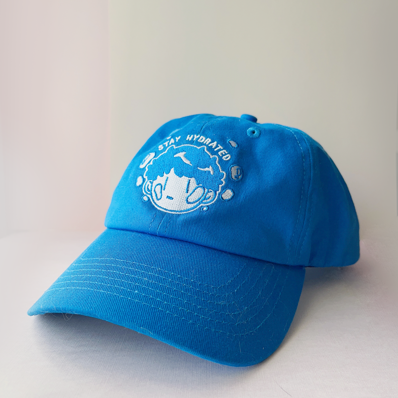 stay hydrated blue cap