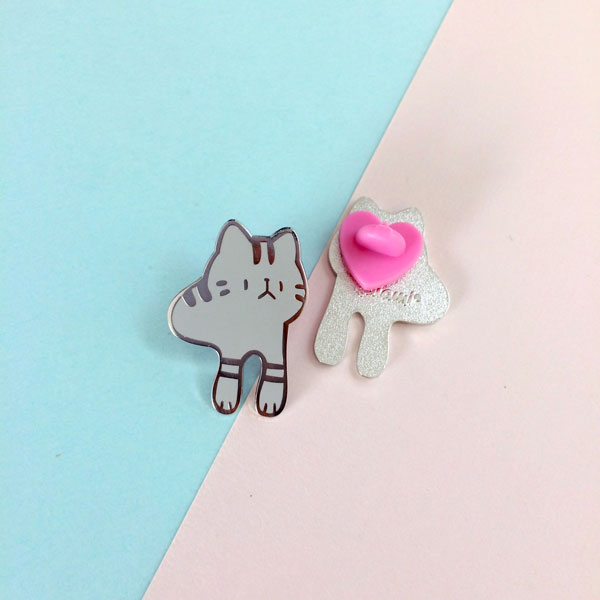 ringo arms cat enamel pin