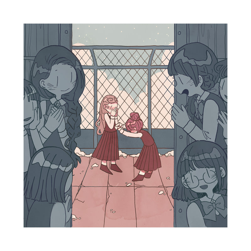 valentine's day square print