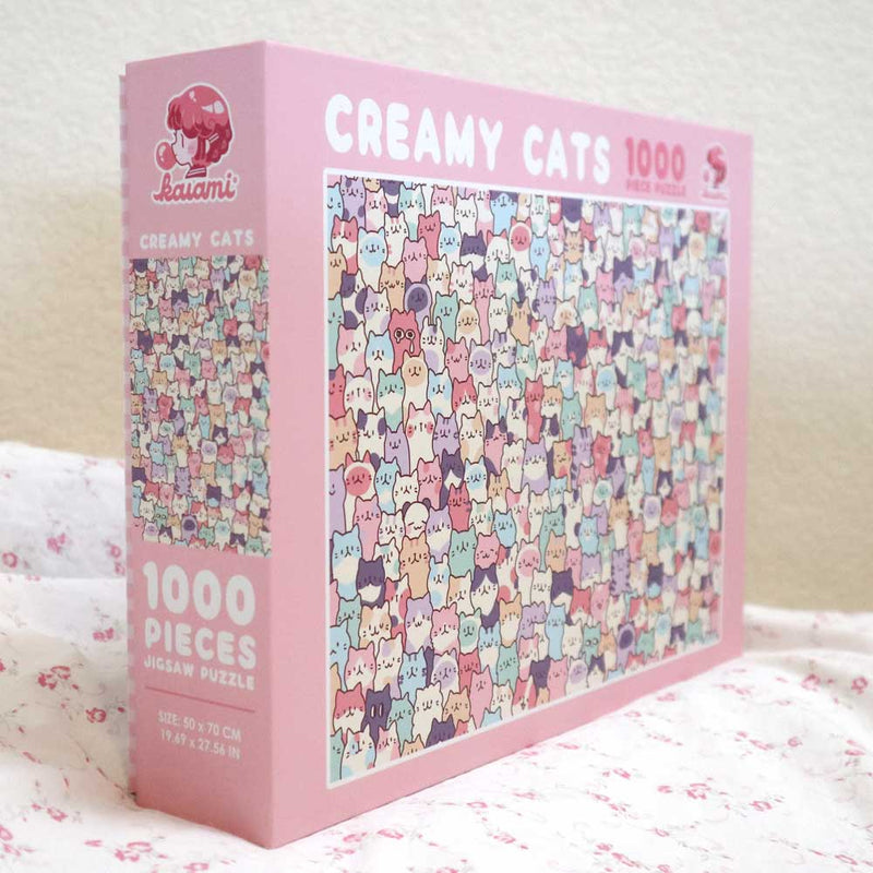 creamy cat 1000 piece puzzle