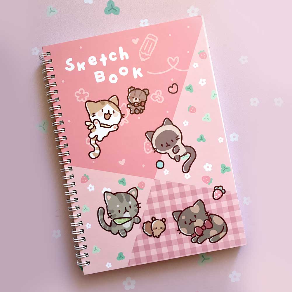 strawberry mirincat sketchbook