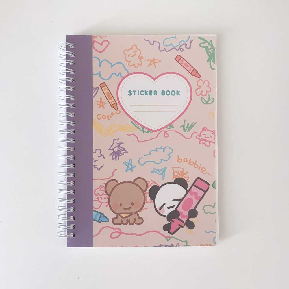 connor doodle sticker book