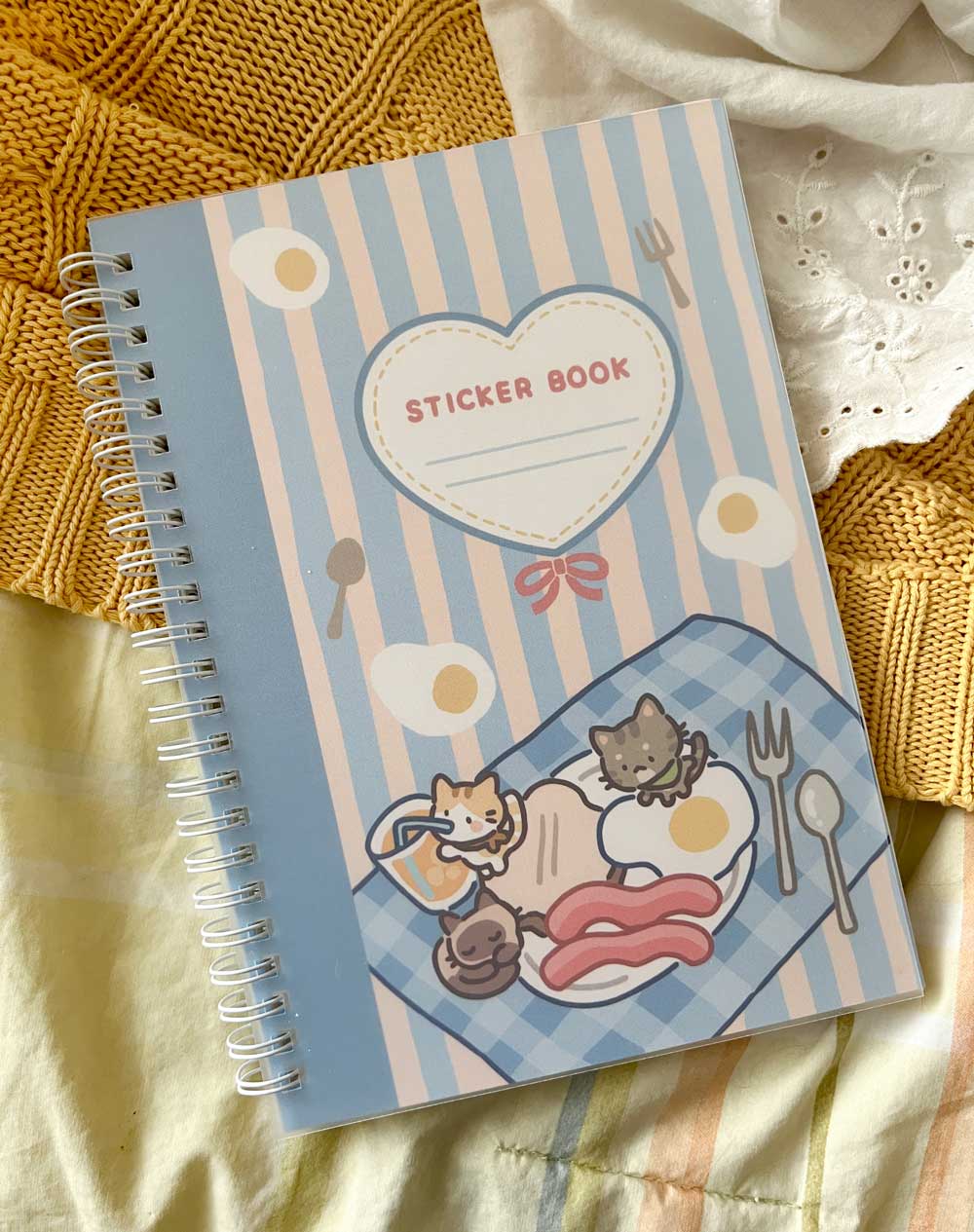 breakfast cats sticker book