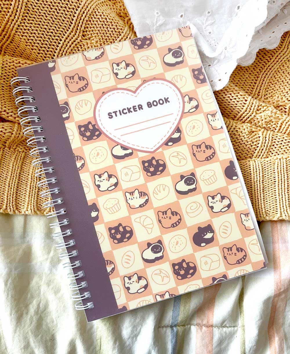 cat loaf sticker book