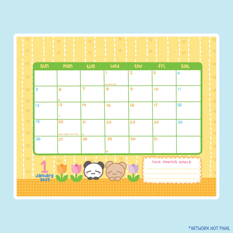 connor and friends 2025 desk calendar