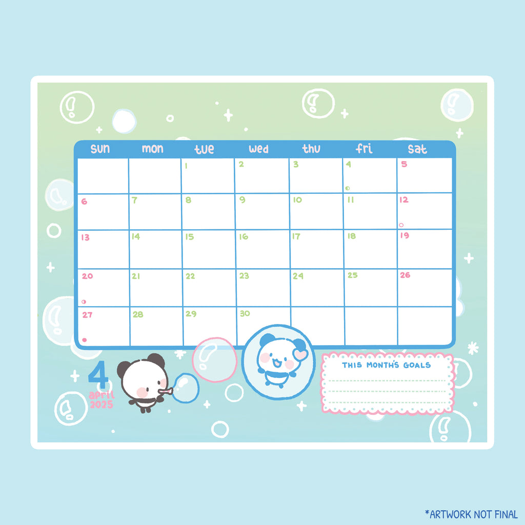 PREORDER | connor and friends 2025 desk calendar