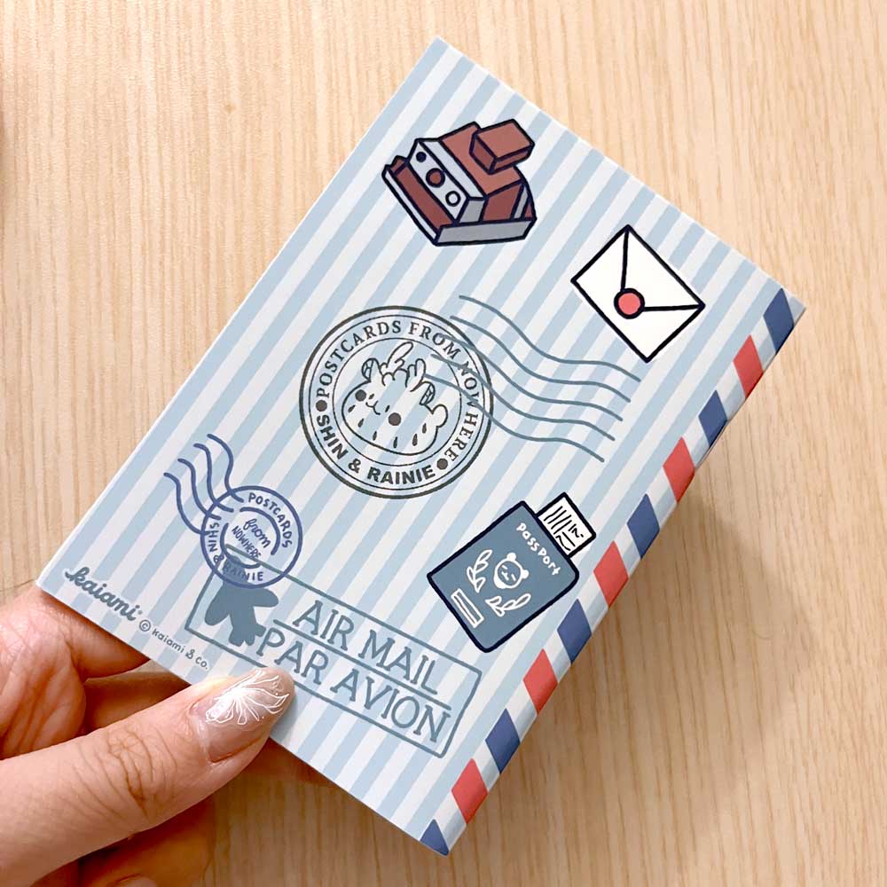 postcards from nowhere stamp book