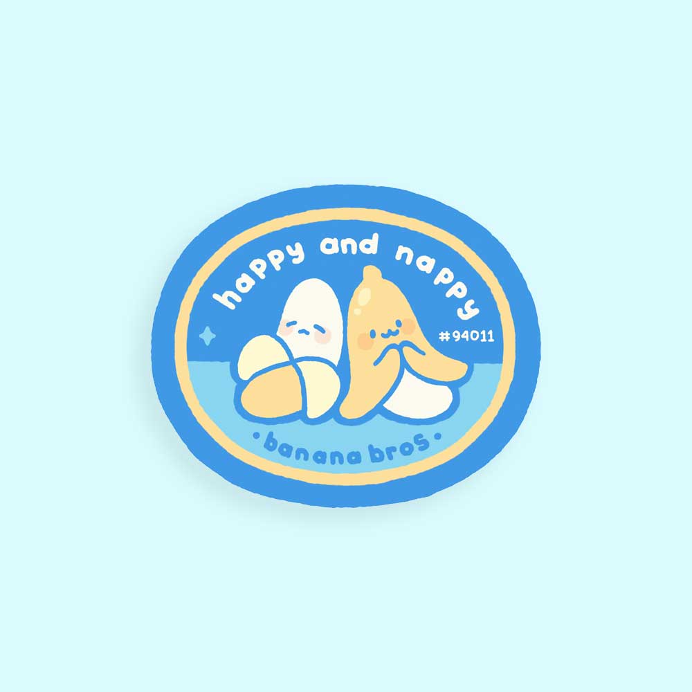 banana bros vinyl sticker