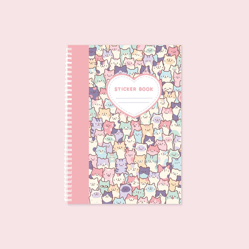creamy cat sticker book