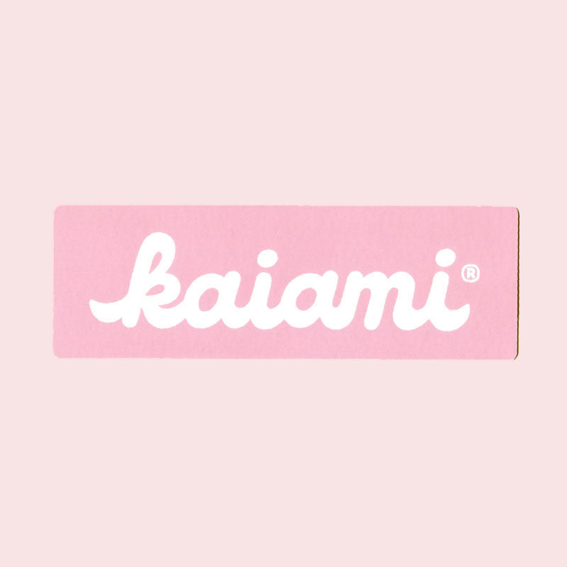 kaiami pink logo sticker