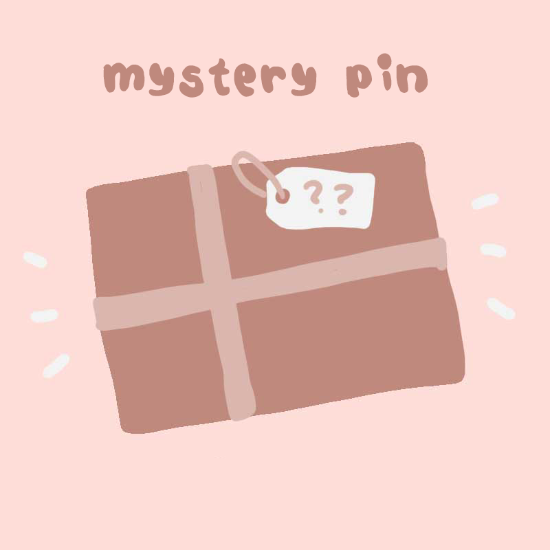mystery enamel pin